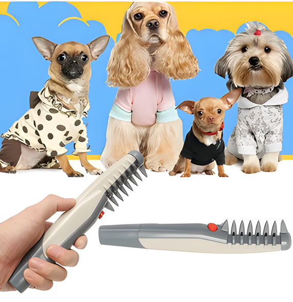 De-matting Grooming Brush for Dogs and Cats – Professional Detangler Tool