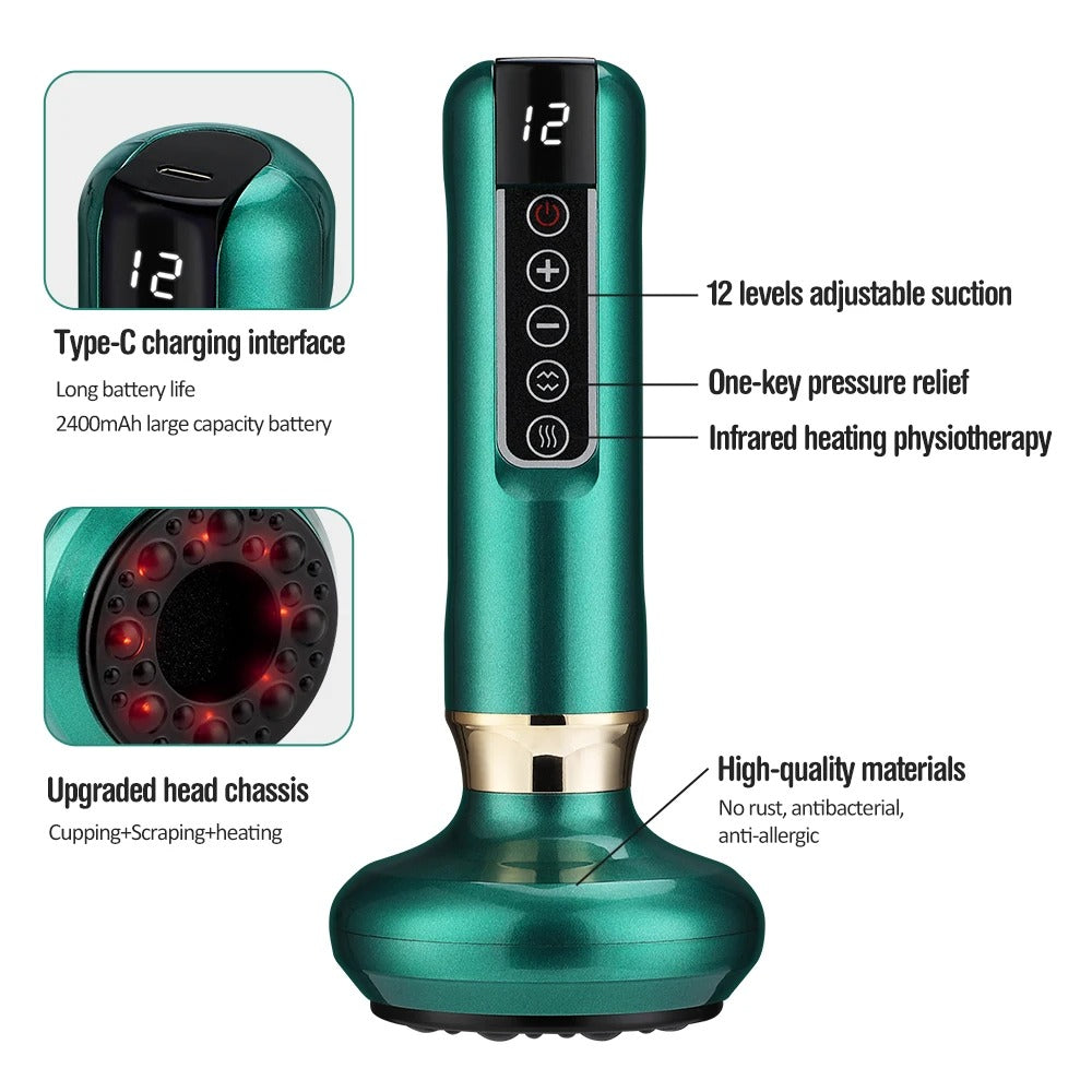 Revitalize Your Skin: Anti-Cellulite Cupping Device with Heat Therapy