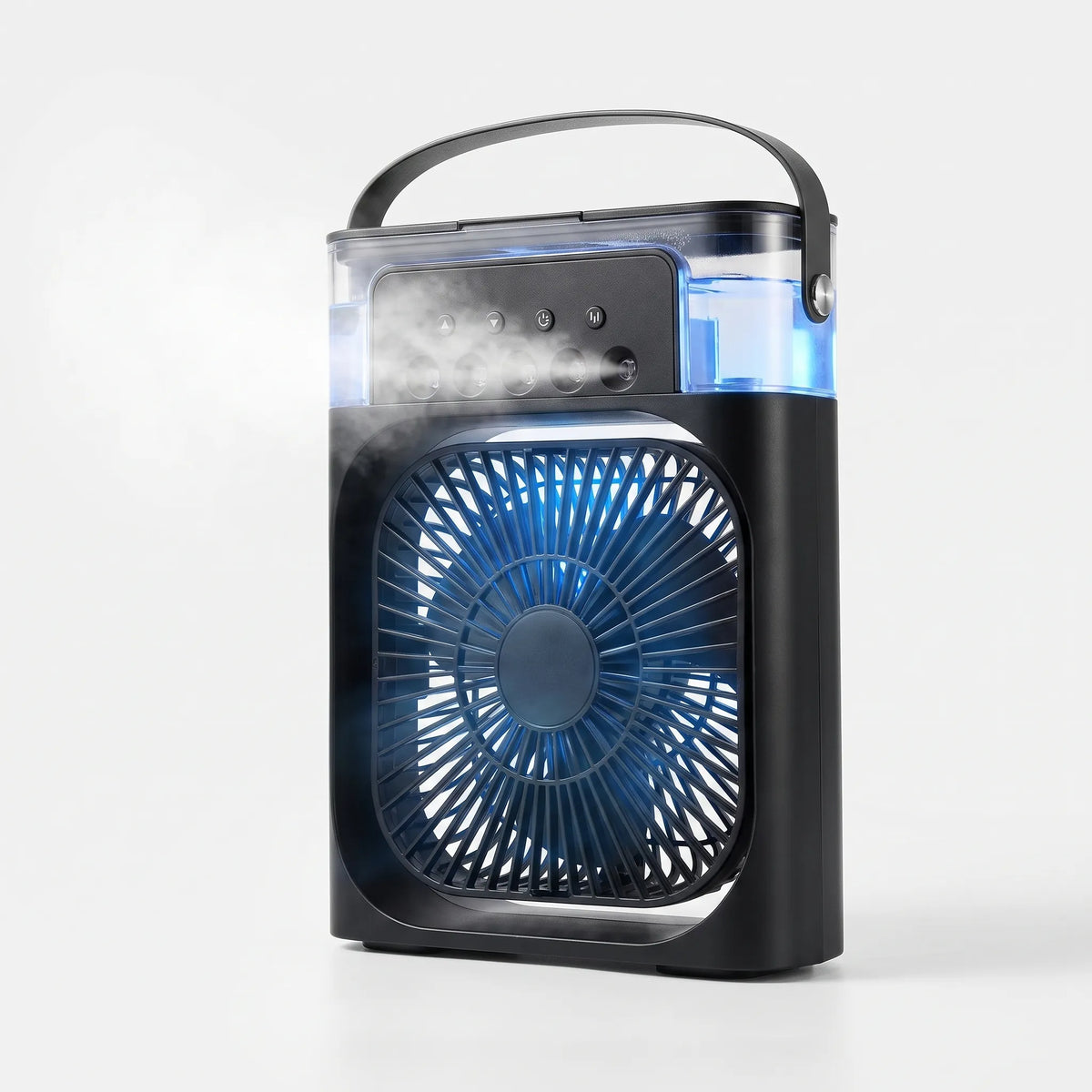 Compact Desktop Fan with Water Reservoir – 3-Speed Misting Air Cooler for Home and Office