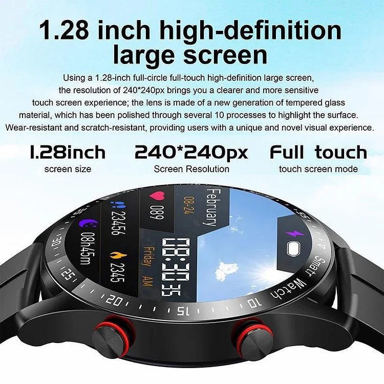 All-in-One Health Tracker Watch with Heart Rate and Activity Monitoring