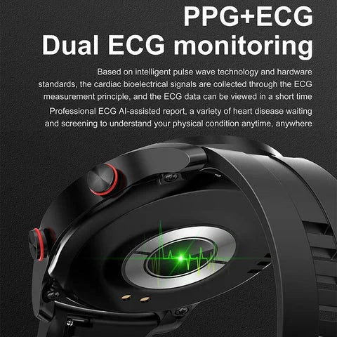 All-in-One Health Tracker Watch with Heart Rate and Activity Monitoring