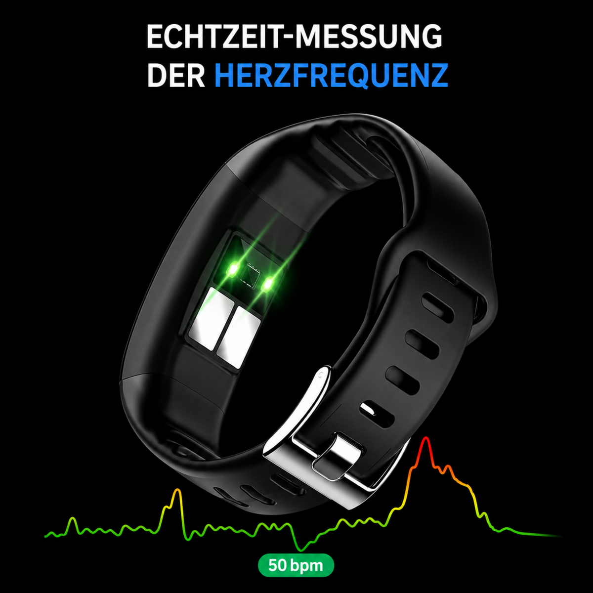 Health Monitor Smartwatch with ECG, Blood Pressure, and Sleep Tracking