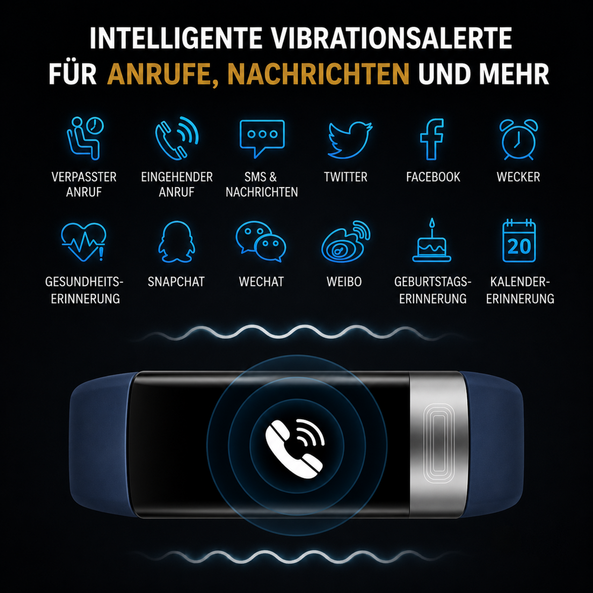 Health Monitor Smartwatch with ECG, Blood Pressure, and Sleep Tracking