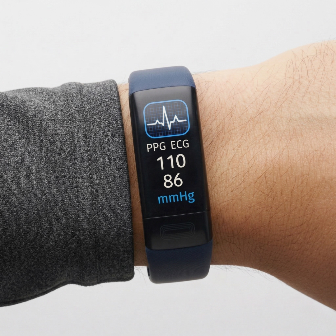Health Monitor Smartwatch with ECG, Blood Pressure, and Sleep Tracking