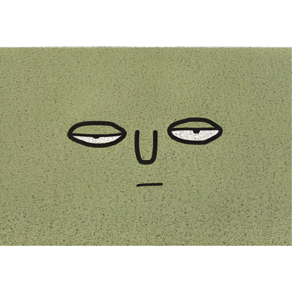 Non-Slip Smiley Print PVC Door Mat – 40 × 60 cm, Easy to Maintain