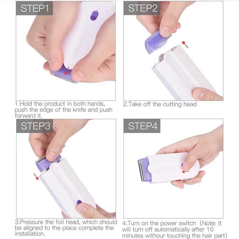 Cordless Hair Removal and Grooming Tool for Men – Pain-Free Shaver