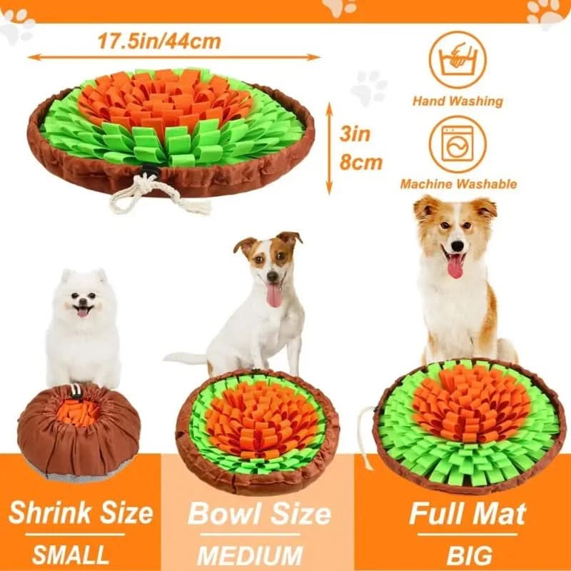 Eco-Friendly Dog Snuffle Mat – Portable, Washable Slow Feeding Sniffer