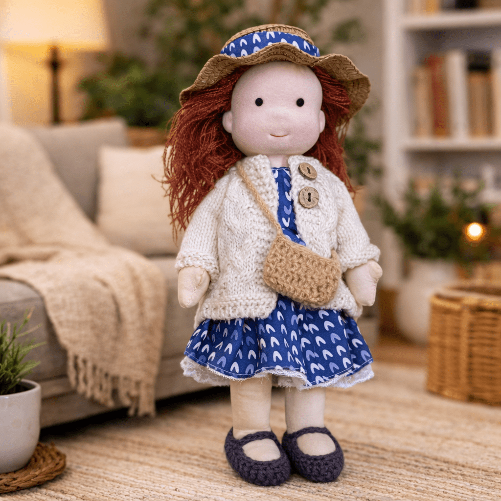 Handcrafted Waldorf Doll for Imaginative and Creative Play