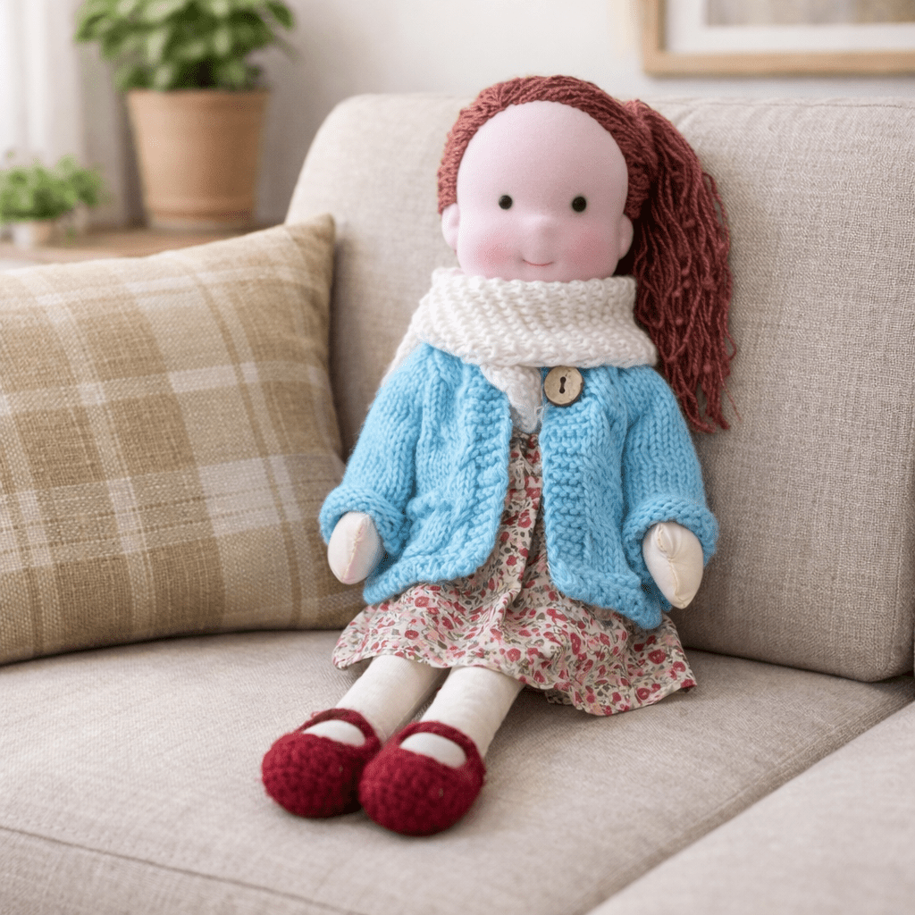 Handcrafted Waldorf Doll for Imaginative and Creative Play