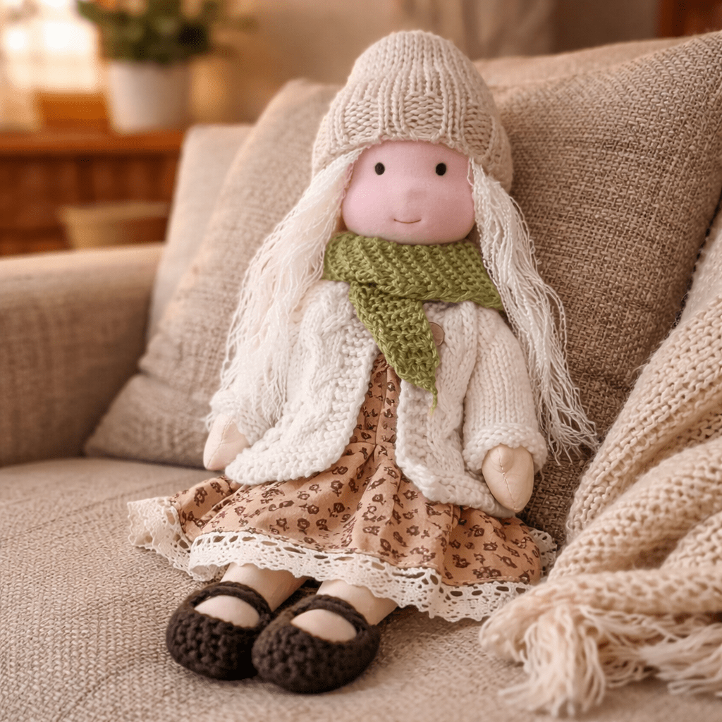 Handcrafted Waldorf Doll for Imaginative and Creative Play