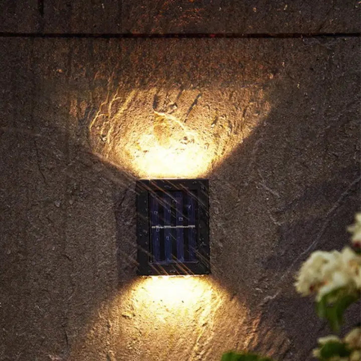 Wireless Solar Wall Light Set of 4 - Soft White Illumination
