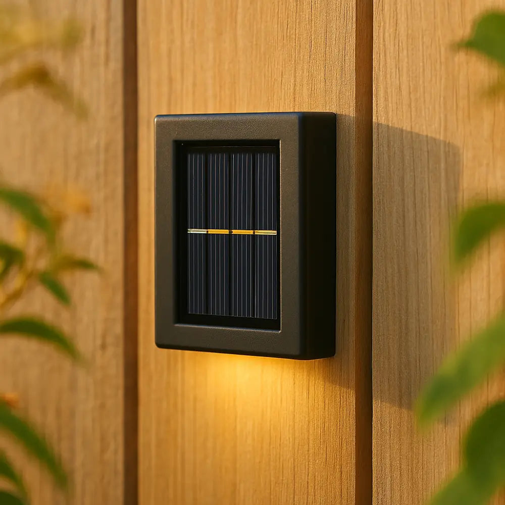 Wireless Solar Wall Light Set of 4 - Soft White Illumination