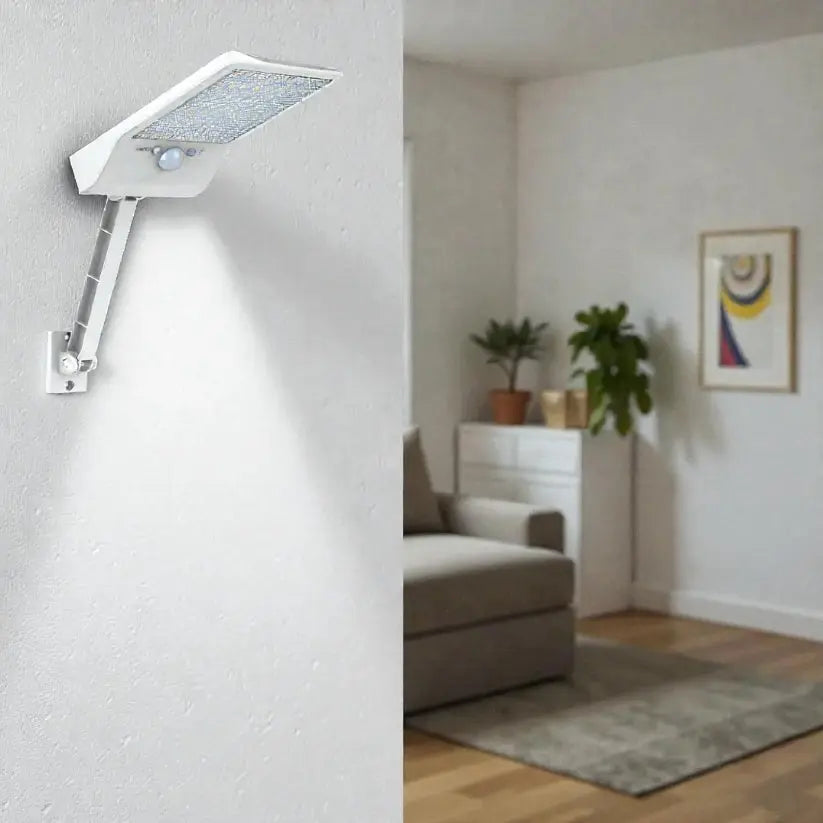 LED Solar Wall Light featuring Motion Detection and Remote Control