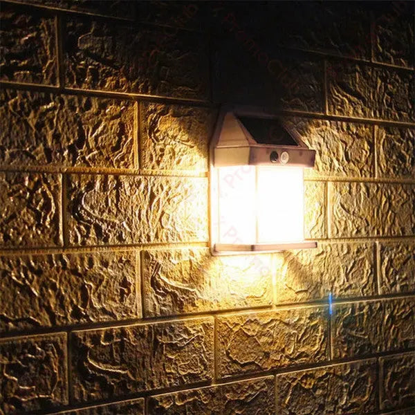 Motion Sensor Wall Light Solar Lanterns – Pack of 2