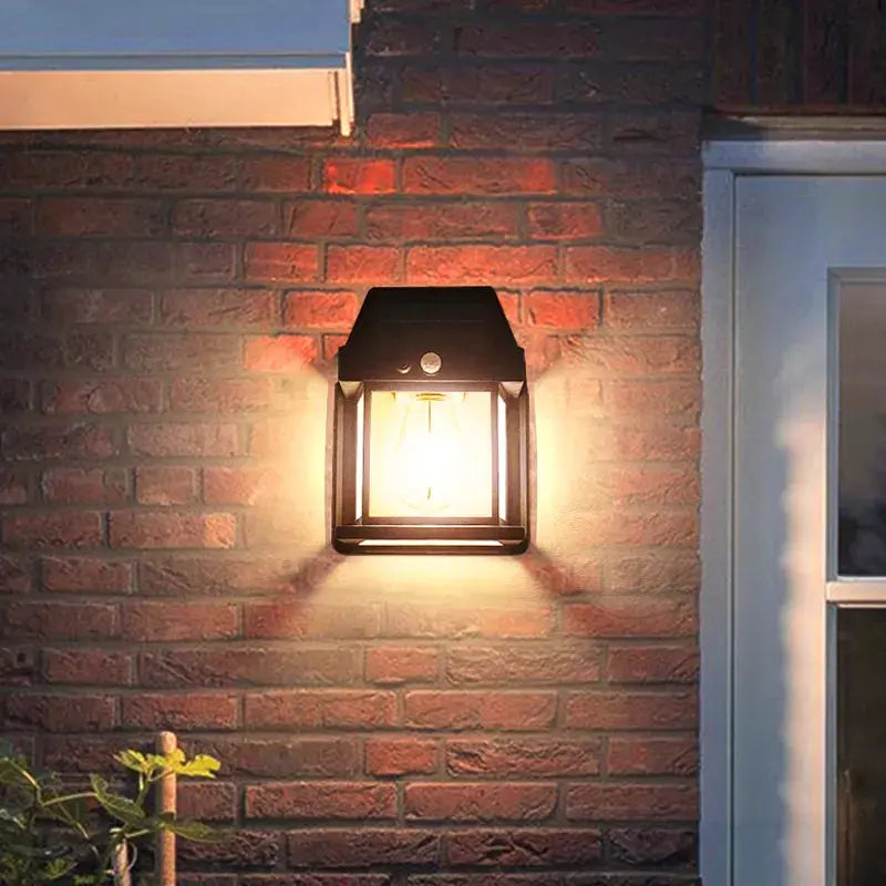Motion Sensor Wall Light Solar Lanterns – Pack of 2