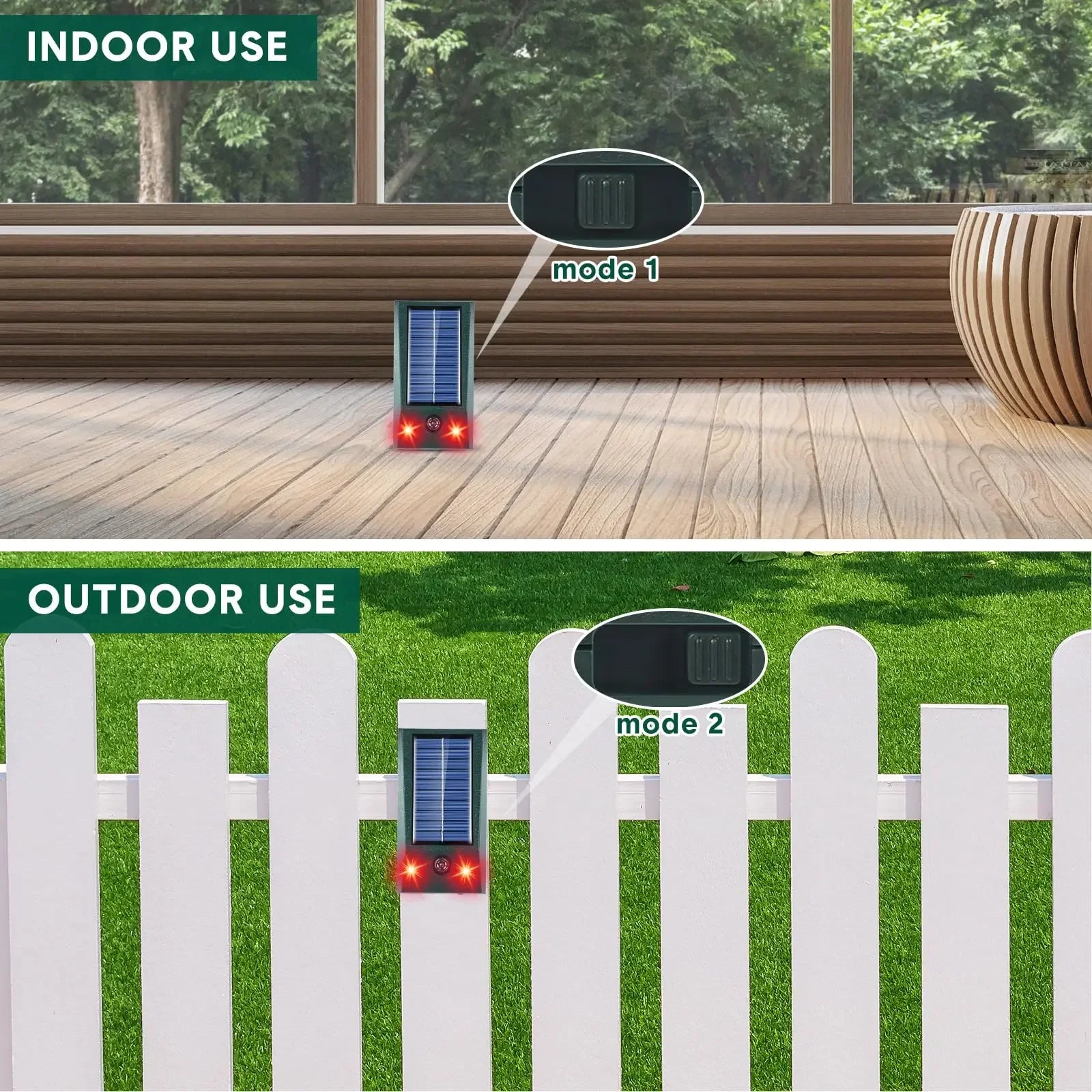 EcoShield - Solar-Powered Ultrasonic Bird Deterrent Device
