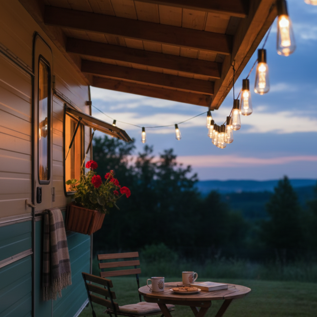 Waterproof Solar LED String Lights for Outdoor Garden and Camping - 5-10m