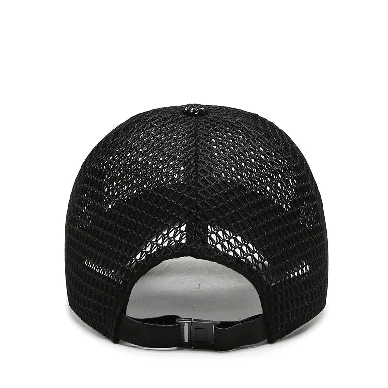 Breathable Mesh Summer Cap | Adjustable Snapback | Outdoor Baseball Hat