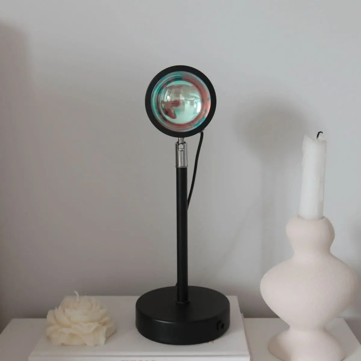 Sunset Effect Projection Light – 16 Color Options, 180° Rotating