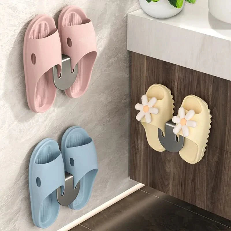 Space-Saving Bath Organizer for Footwear – Slippers and Sandals
