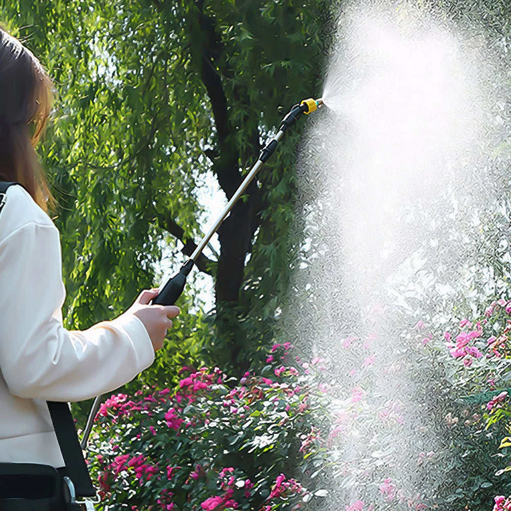 AquaMist - 5L Portable Spray Pump with Customizable Nozzle & USB Charge
