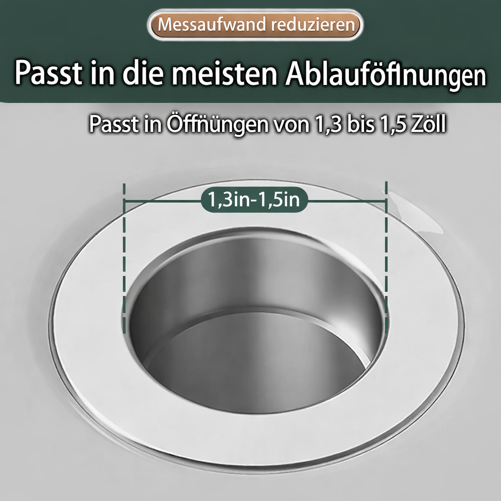 Sink Drain Stopper | Clog-Free Stainless Steel Filter