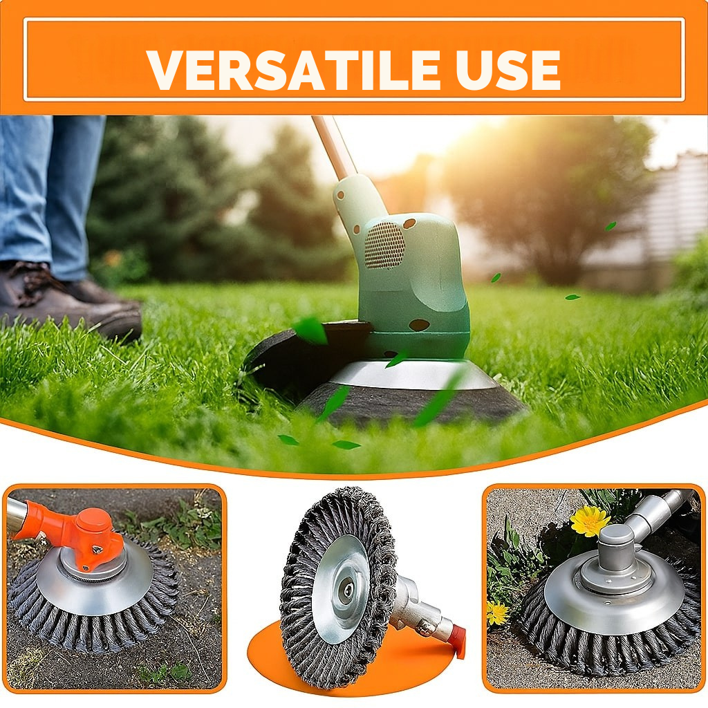 Carbon Steel Brush Trimmer Head | Quick Assembly