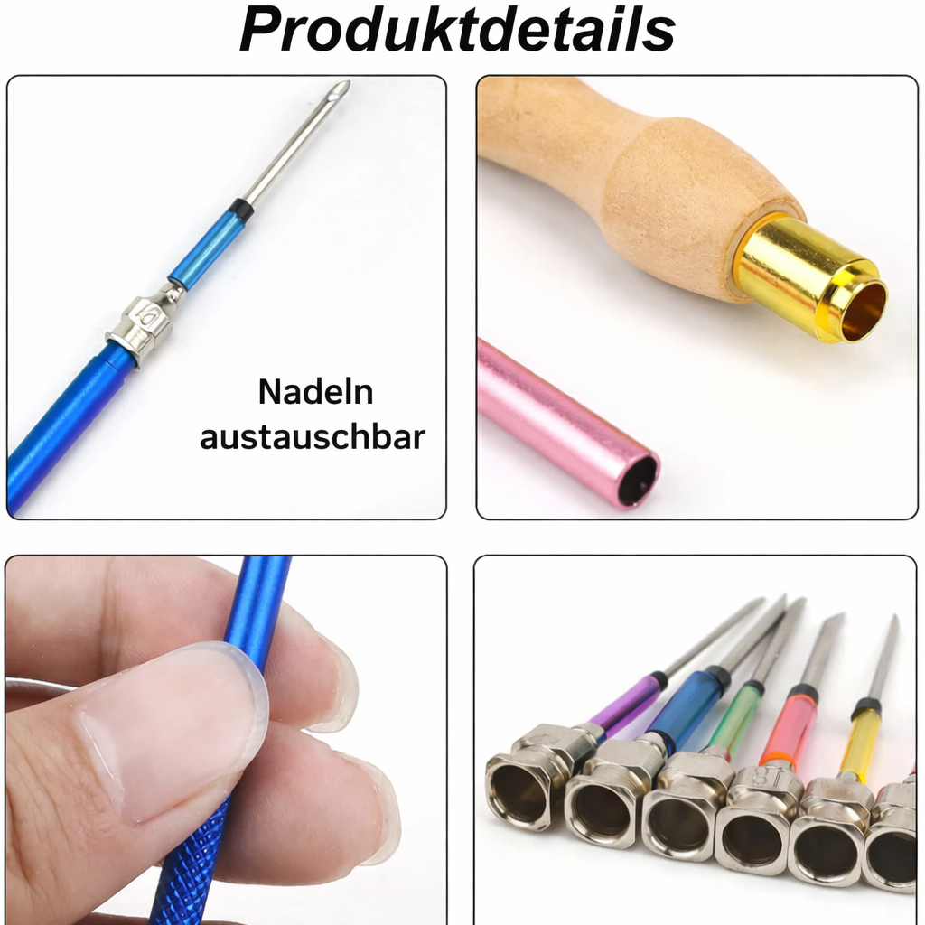 Ergonomic Needle Set for Embroidery | Comfortable & Versatile