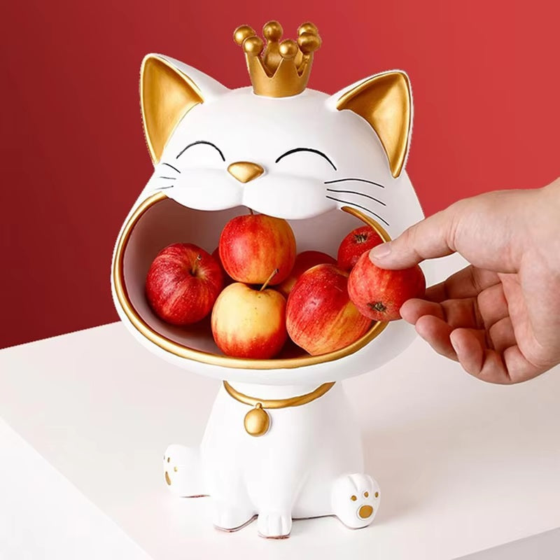 Charming Cat Decorative Storage Jar – 6 Inch Multicolor Design