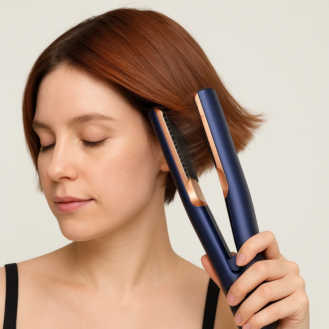 Dual Action Hair Dryer and Straightener for Effortless Styling