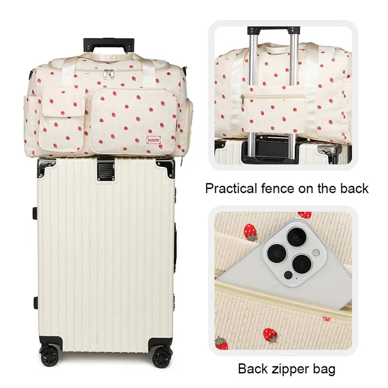 Sports Bag for Women – 25L Travel Bag with Compartment for Shoes
