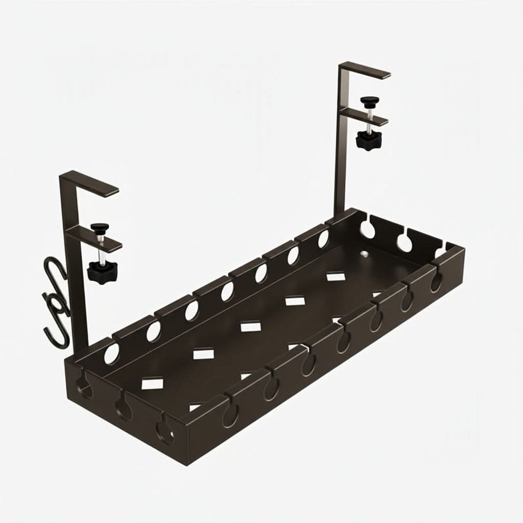 Adjustable Cable Organizer for Under-Desk Use – Tangle-Free Workstation