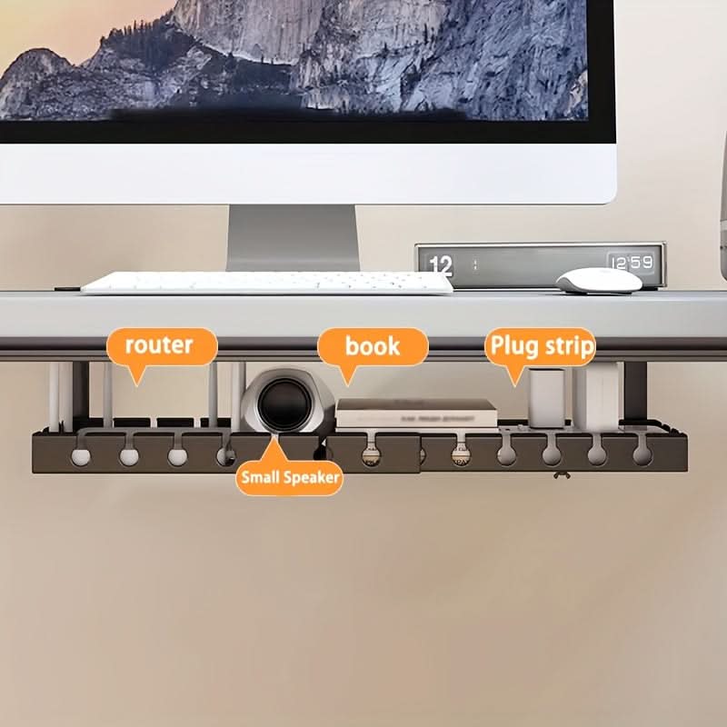 Adjustable Cable Organizer for Under-Desk Use – Tangle-Free Workstation