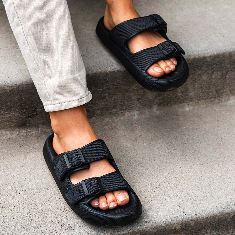 Thick-Soled Ergonomic Slippers for Home Use