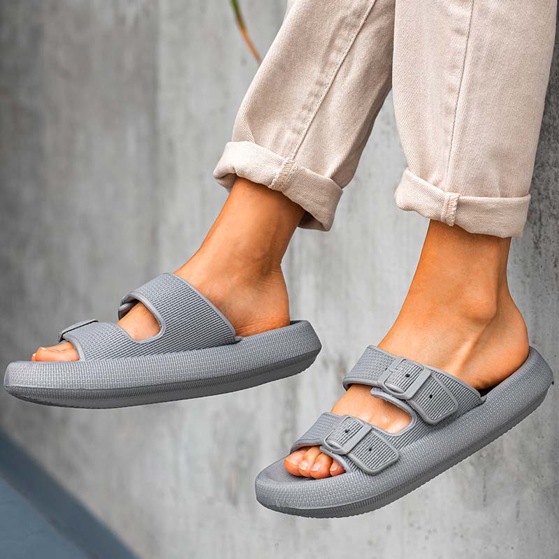 Thick-Soled Ergonomic Slippers for Home Use