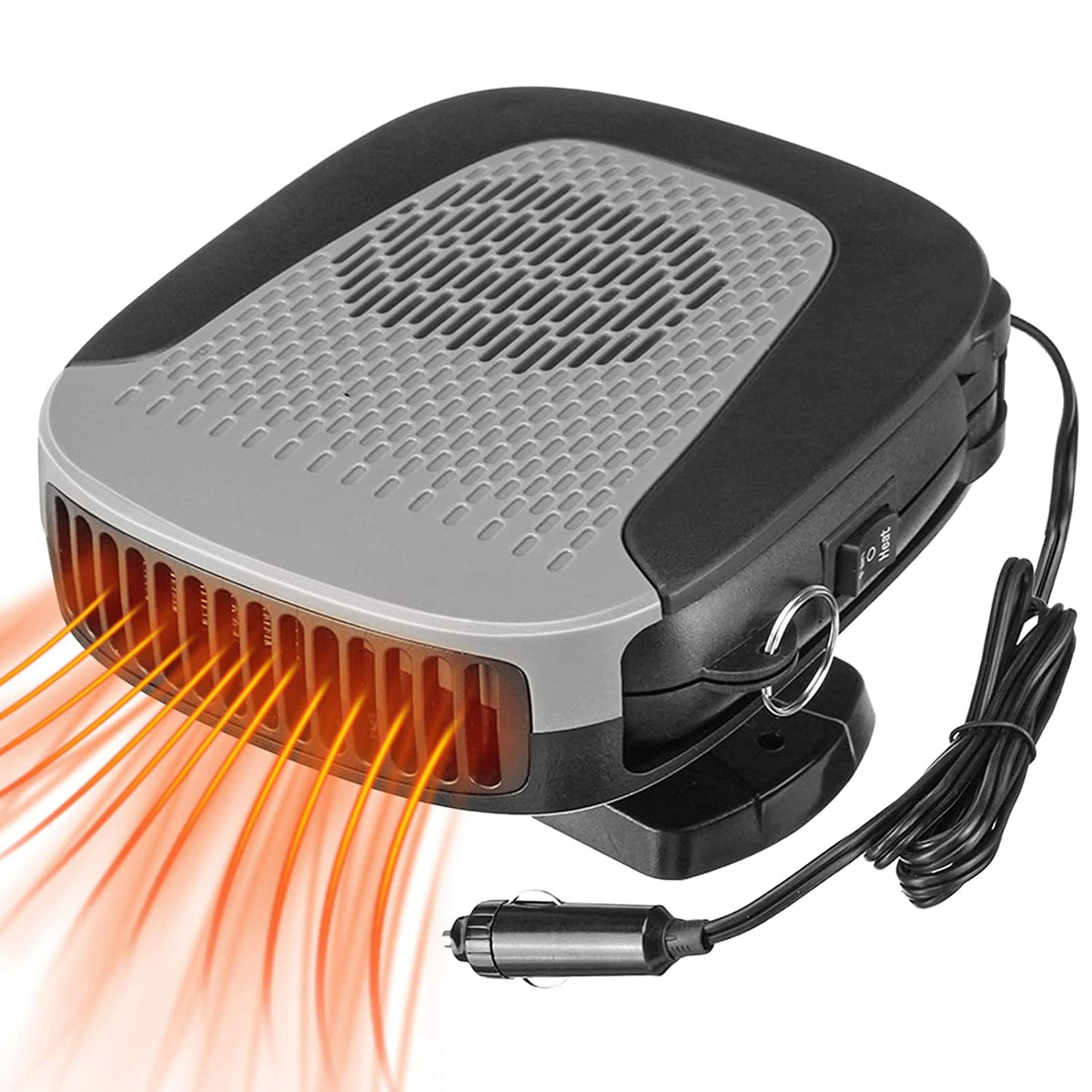 12V Portable Electric Car Heater and Fan with Defrosting Function