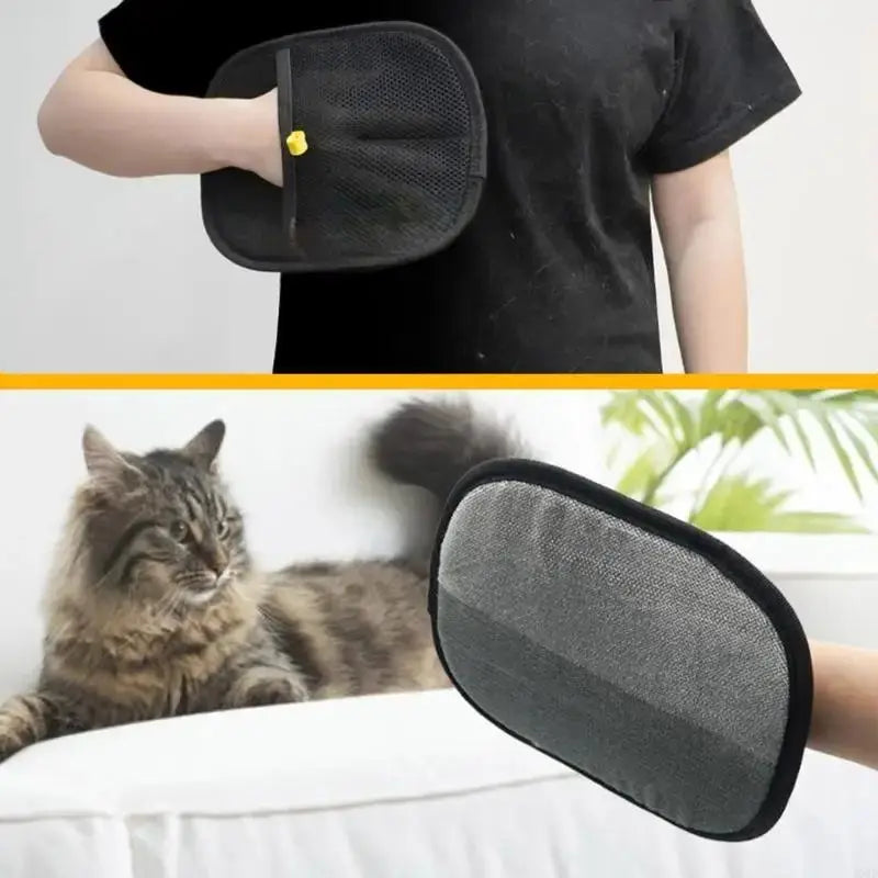 Fur Grooming and Lint Removal Glove – Reversible Care Tool