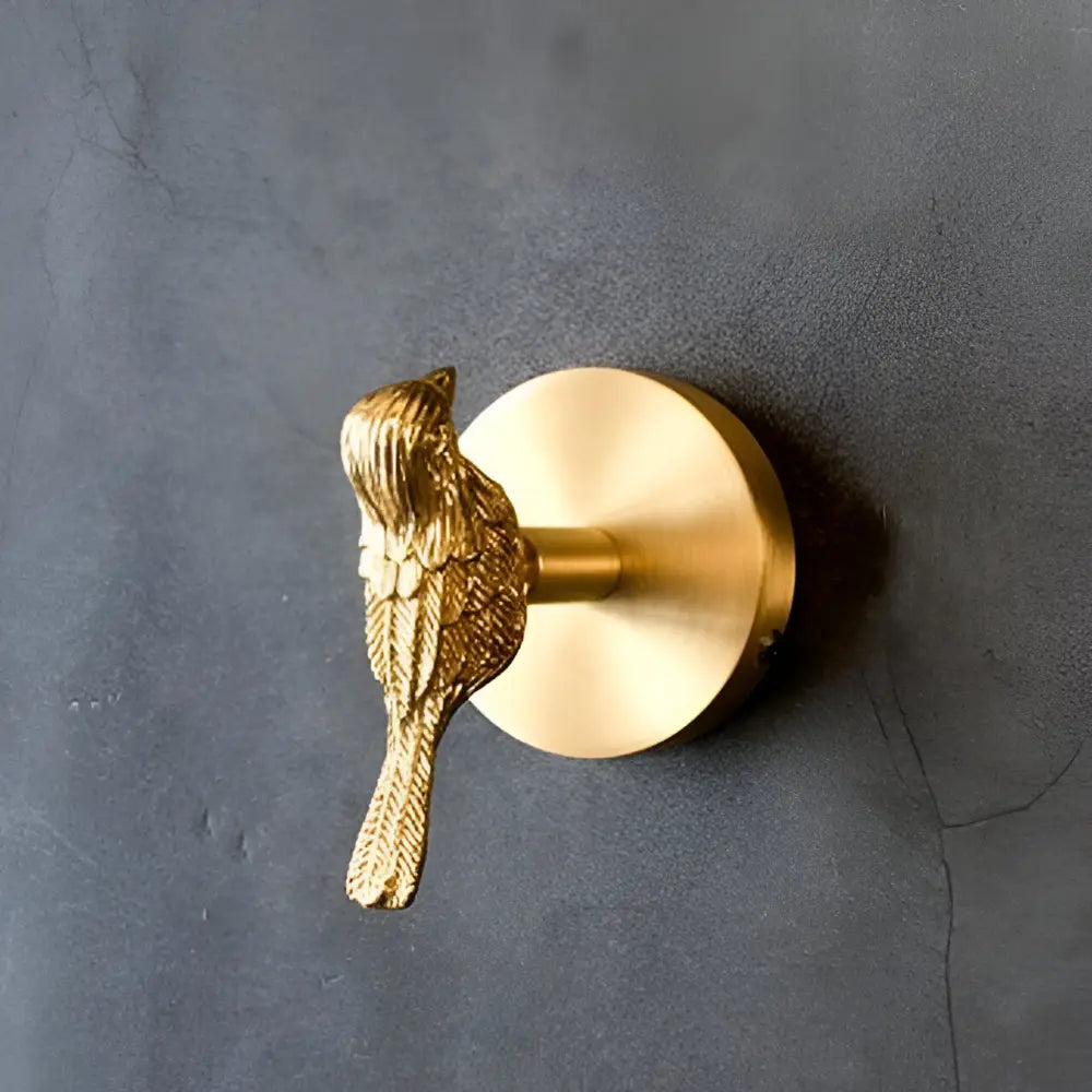 Brass Animal Wall Hooks – Set of 6 Decorative Designs in Gold Finish