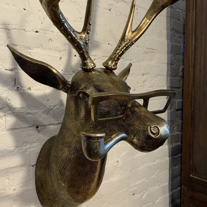 Wall Artwork Featuring Animal Head Design