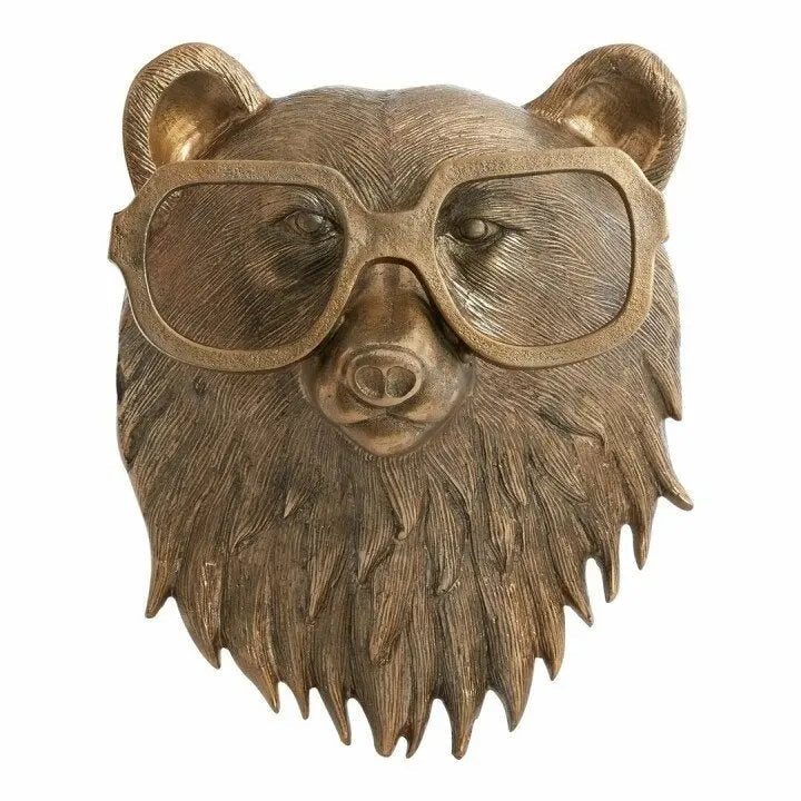 Wall Artwork Featuring Animal Head Design