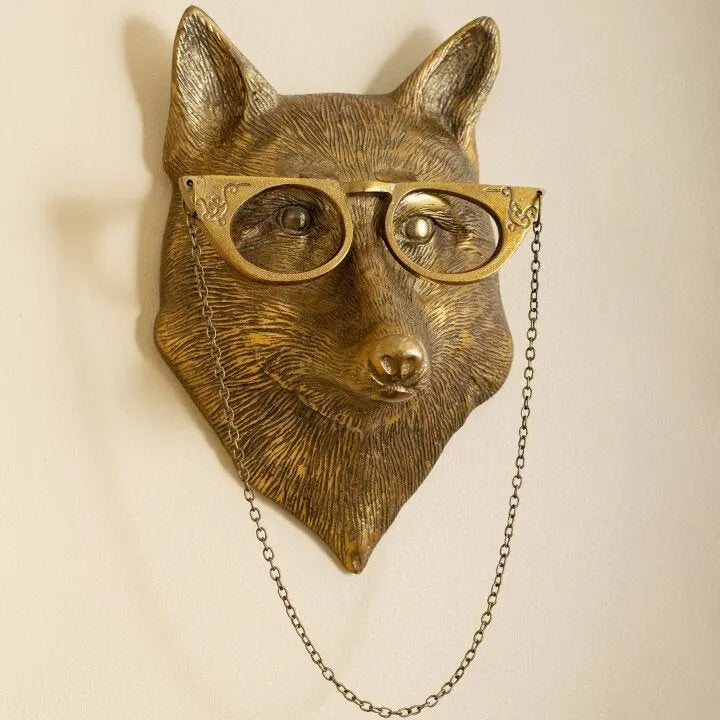 Wall Artwork Featuring Animal Head Design