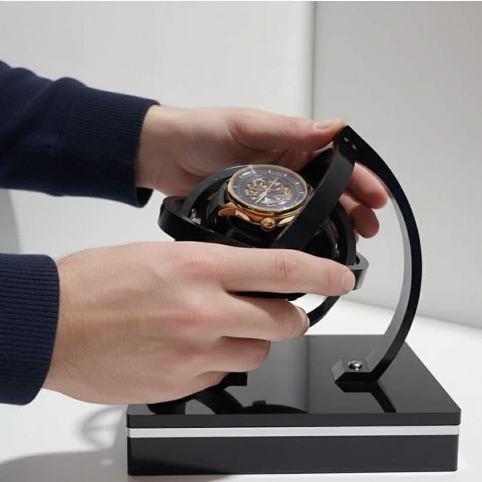 Automatic Watch Winder Display Case with Quiet Motor