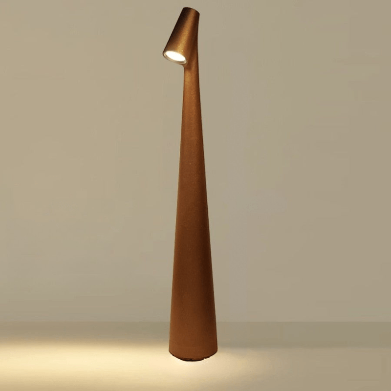 Wireless Dimmable LED Table Lamp | Metal Body | Rechargeable Battery 20h Runtime
