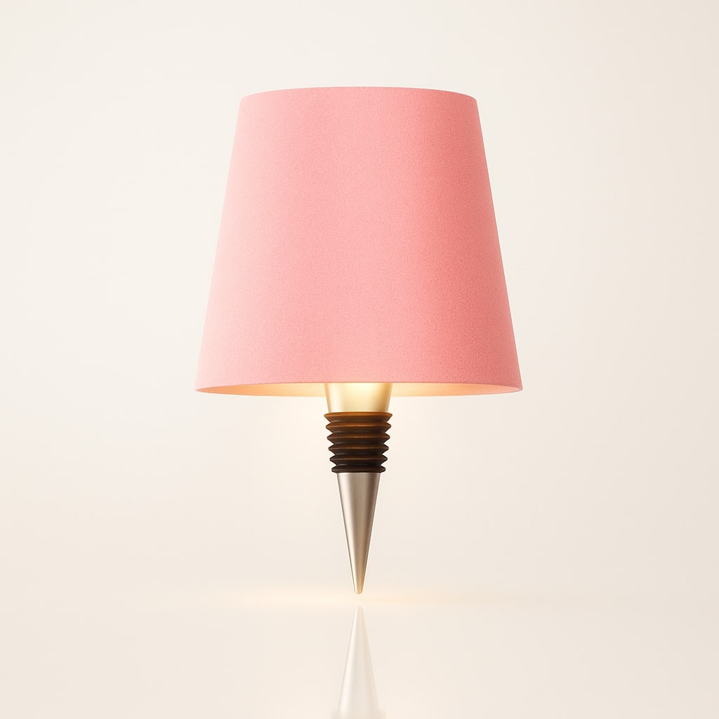 Table Lamp with Wireless Dimmer – Bottle Lamp Attachment