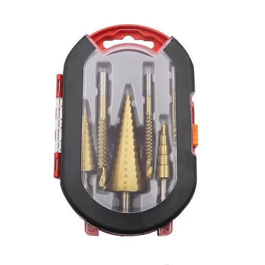 6-Piece Titanium Drill Bit Set with Storage Case