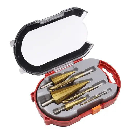 6-Piece Titanium Drill Bit Set with Storage Case