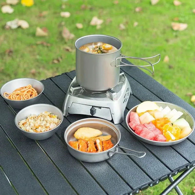 Compact Cookware Set for Camping – Portable Pots and Pans