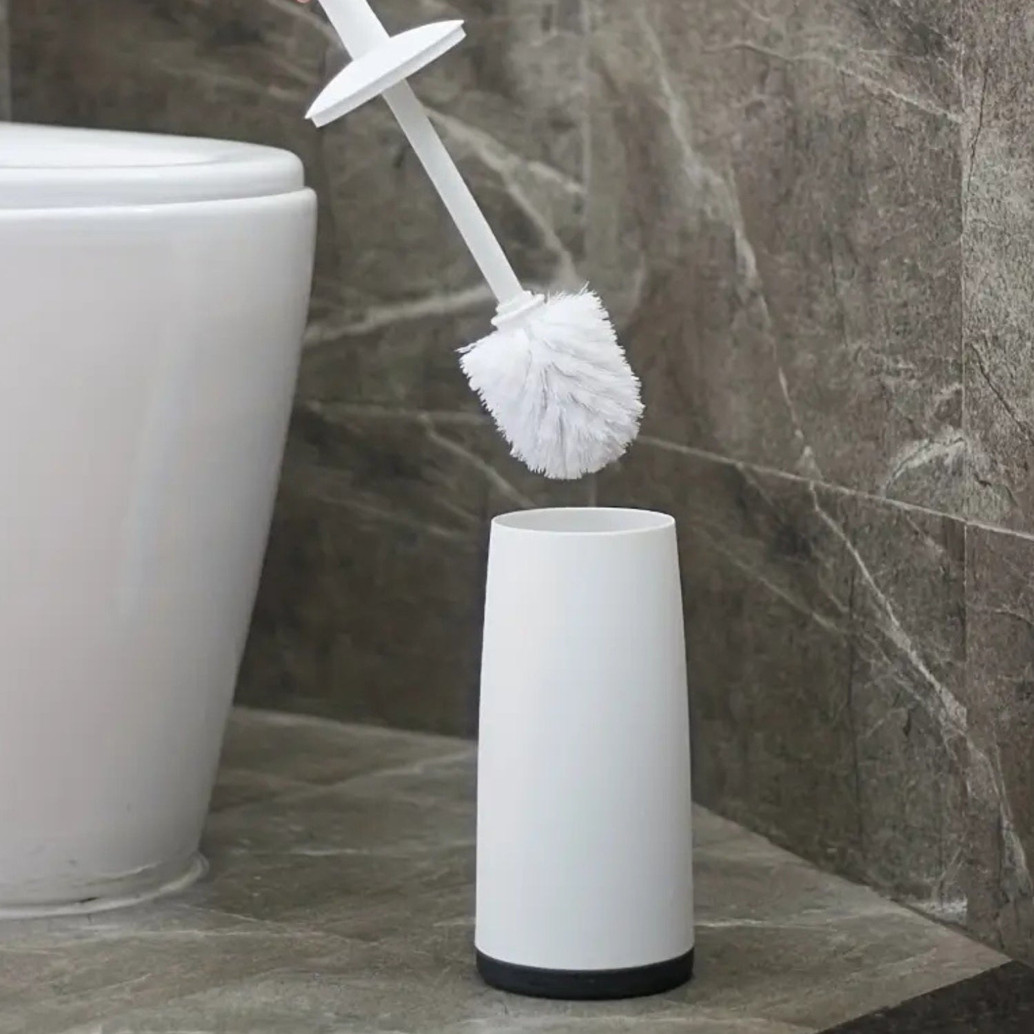 Compact Toilet Brush and Cleaner for Effortless Hygiene