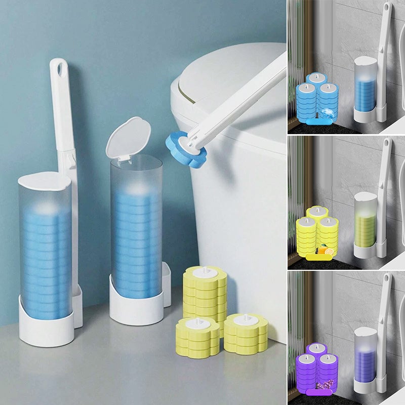Toilet Brush Set | Hygienic Cleaning | Disposable Cleaning System