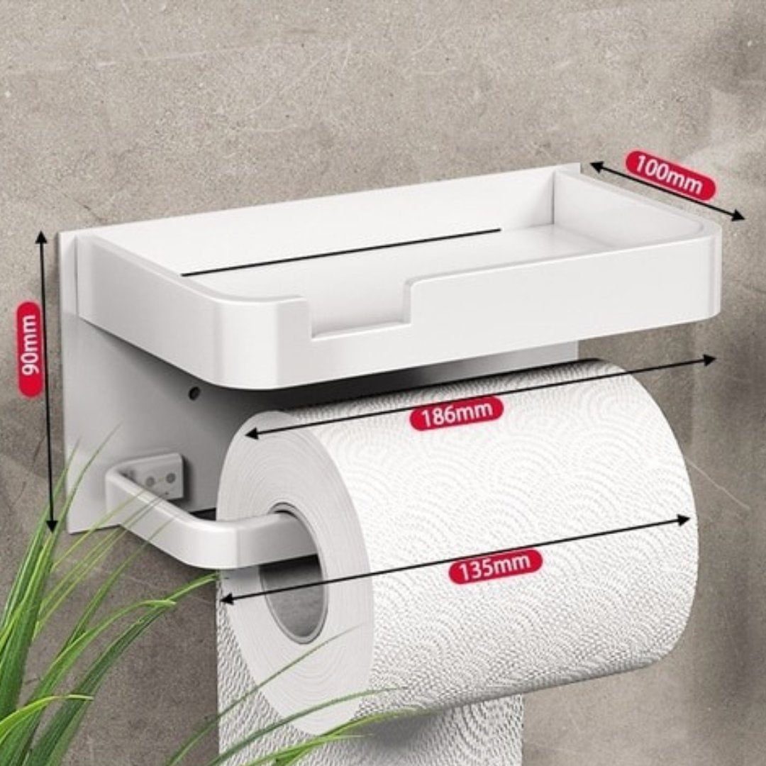 Toilet Paper Holder | Wall-Mounted | Metal Design